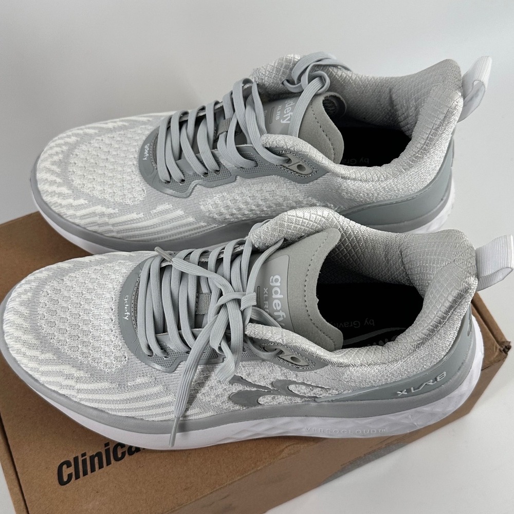 Gravity Defyer XLR8 Run Gray White Women 8 TB9034FGW VersoCloud Sneakers